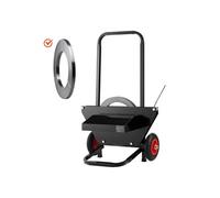 Chariot de cerclage pour rouleau de cerclage acier avec noyaux de 600 mm