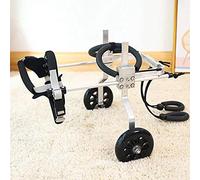 Chariot De Chien,Poussette Pour Animaux Scooter Chien Roulant Pet Fauteuil Puxiliaire Réglable Handicapé Assisté Pattes Les Handicapés Arrière Outil Rehabilitatio, XS