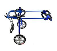 Chariot De Chien,Poussette pour Animaux Scooter Chien Roulant Pet Fauteuil Puxiliaire Réglable Handicapé Assisté Pattes Les Handicapés Arrière Outil Rehabilitatio