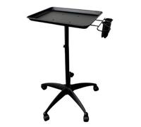 Chariot de coiffeur - Plateau de service de salon de spa avec support pour outils de coiffure et accessoires - Chariot de beauté mobile pour professionnels