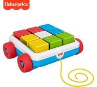 Chariot de construction Fisher-Price, jouet pour bébé, jeu d'assemblage, briques, jeu de tri