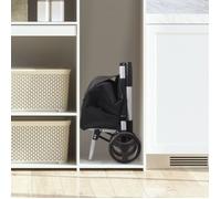 Chariot De Course - Entre Temps - Pliable - Gain De Place - Noir