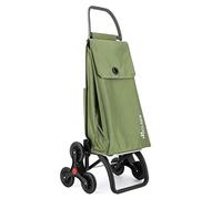 Chariot de Course Rolser Akanto 6 Roues Monte escaliers - Kaki