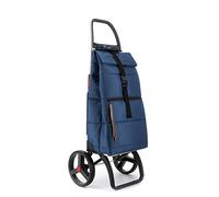 Chariot de Course Rolser Big Polar 2 Grandes Roues Pliante - Marino