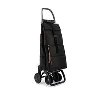 Chariot de Course Rolser Big Polar 4 Roues 2 Pivotantes Pliante - Noir