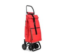 Chariot de Course Rolser Big Polar 4 Roues 2 Pivotantes Pliante - Rouge