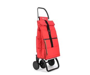Chariot de Course Rolser Big Polar 4 Roues - Rouge