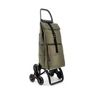 Chariot de Course Rolser Big Polar 6 Roues Pliante Monte escaliers - Kaki