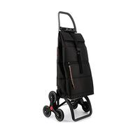 Chariot de Course Rolser Big Polar 6 Roues Pliante Monte escaliers - Noir