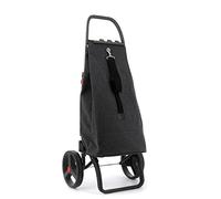 Chariot de Course Rolser EcoSak 2 Grandes Roues Pliante - Carbon