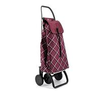 Poussette de marché 4 roues 43l bordeau Rolser IMX398 Burdeos rouge