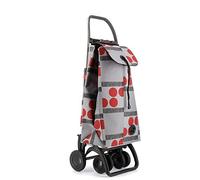 Chariot de Course Rolser I-Max Logos 4 Roues 2 Pivotantes Pliante - Rouge