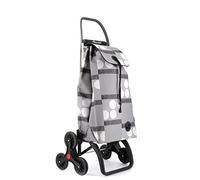 Chariot de Course Rolser I-Max Logos 6 Roues Monte Escaliers - Gris