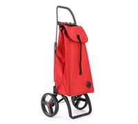 Chariot de Course Rolser I-Max MF 2 Grandes Roues Pliante - Rouge