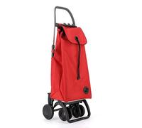 Chariot de Course Rolser I-Max MF 4 Roues 2 Pivotantes Pliante - Rouge