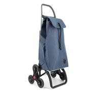Chariot de Course Rolser I-Max MF 6 Roues Monte Escaliers Pliante - Denim