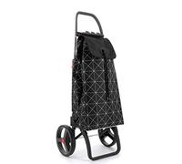 Chariot de Course Rolser I-Max Star 2 Grandes Roues Pliante - Blanc