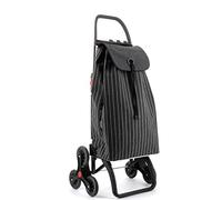 Chariot de Course Rolser I-Max Tailor 6 Roues Monte Escaliers Pliante - Carbone