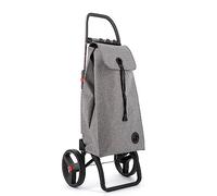Chariot de Course Rolser I-Max Tweed 2 Grandes Roues Pliante - Gris