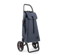 Chariot de Course Rolser I-Max Tweed 2 Grandes Roues Pliante - Marino