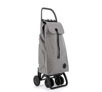 Chariot de Course Rolser I-Max Tweed 4 Roues 2 Pivotantes Pliante - Gris