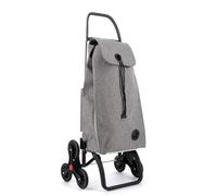 Chariot de Course Rolser I-Max Tweed 6 Roues Monte escaliers - Gris