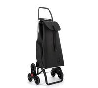 Chariot de Course Rolser I-Max Tweed 6 Roues Monte escaliers - Noir