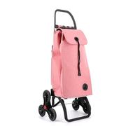 Chariot de Course Rolser I-Max Tweed 6 Roues Pliante Monte escaliers - Coral