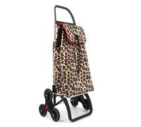 Chariot de Course Rolser I-Max Wild 6 Roues Pliante Monte Escaliers - Camel