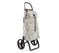 Chariot de Course Rolser I-Max William Morris 2 Grandes Roues Pliante - Pomegranate