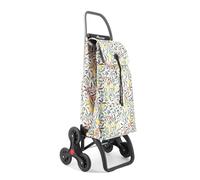 Chariot de Course Rolser I-Max William Morris 6 Roues Monte escaliers - Pomegranate