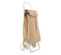 Chariot de Course Rolser I-Max Yute Off White 4 Roues - Natural