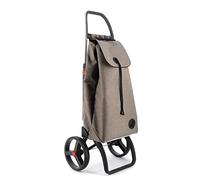 Chariot de Course Rolser I-Max ZD 2 Grandes Roues Pliante - Beige
