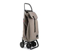 Chariot de Course Rolser I-Max ZD 4 Roues 2 Pivotantes Pliante - Beige