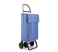 Chariot de Course Rolser Jean Tweed 4 Roues - Bleu