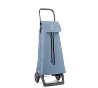 JET LN - Chariot de course - 2 roues - Bleu gris - Fonctionnel et pratique, cadre léger en aluminium, sac imperméable bleu gris