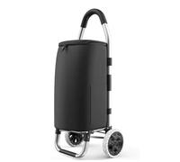 Chariot de courses 2 en 1 grande capacité avec LS - Sac amovible en tissu Oxford pour le camping, les voyages, la lessive - Chariot utilitaire polyvalent