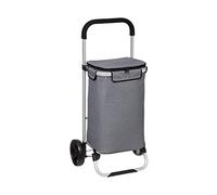 Chariot de Courses Cadre Aluminium Sac fraîcheur 40 litres Fermeture éclair