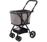 Chariot de Courses Carlett Cube S Gris Glacier - Pliable et Élégant