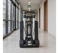 Chariot de Courses Compact et Pliable, Diable léger à 4 Roues, Chariot Utilitaire Portable for la Maison, Le Bureau et Les Voyages