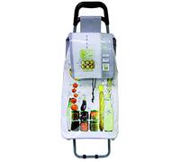 Chariot de courses design 50 litres coloris : gris (C)