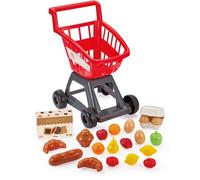 Chariot de courses garni - ECOIFFIER - 20 aliments - Dès 18 mois