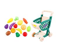 Chariot de courses jouet pour enfant Caddie de Supermarché Jouet Enfant | Chariot de d'imitation Garçons et filles anniversaire vacances x appartement salon salle de x maison chambre bureau