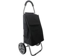 Chariot de courses noir à 2 roues en polyester (H99cm) - VOLTI - ALTOBUY Noir G