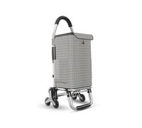 Chariot de courses pliable avec compartiment de refroidissement pour faciliter le transport et le rangement - Design à 6 roues