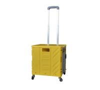 Chariot de courses pliable et portable léger - Transport pratique pour une utilisation sur le marché, idéal pour les courses et les courses, facile à transporter et à ranger