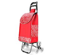 Chariot de courses pliable multifonction pour usage domestique avec roues Idéal pour les courses et les activités de plein air Marron