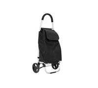 Chariot de courses pliable noir à 2 roues en Polyester (39L) - ROLLIX -