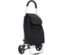 Chariot de courses pliable noir à 2 roues en Polyester (39L) - ROLLIX -