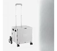 Chariot de courses pliable portable pour les courses, design festif, idéal pour le marché, la maison, l'escalade, les escaliers, le camping, le pique-nique, chariot utilitaire